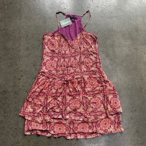 Sanctuary Paisley Print Ruffle Size Small Mini Dress